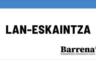 Lan eskaintza: Kazetaria