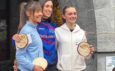 Mintxetako atletak podiumera igo dira Gipuzkoako txapelketan eta Leitzako krosean