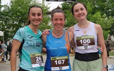 Mayi Mujika elgoibartarra izan da azkarrena Gabiriako Leharrei Mendi Lasterketan