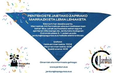 Pentekoste jaietako zapirako marrazki eta lema lehiaketa