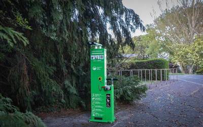 Bizikletak konpontzeko bost estazio kokatu ditu Iruñerriko Mankomunitateak