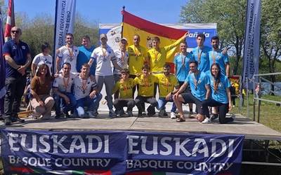 Urrezko dominarekin itzuli dira absolutu mutilak Espainiako Batel Txapelketatik