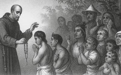 Aita Rodrigo Aganduru misiolaria, idazlea eta marinela