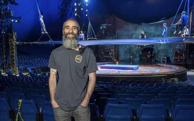 Egoitz Gorbea 'Txibu': "Zirkua lan potentea da, oso desberdina, baina pilo bat gustatzen zaidan lana da"