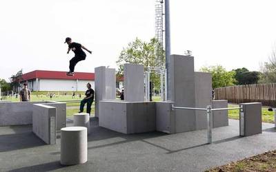 Getxo Kirolakek parkour zirkuitu berria inauguratu du Faduran
