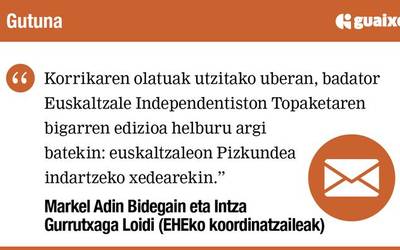 Euskaltzale Independentiston Topaketa zertarako?