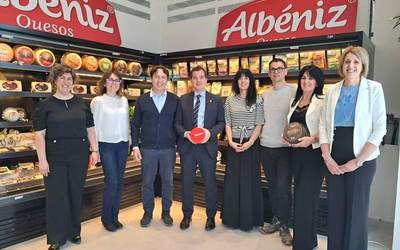 Irujo kontseilaria Quesos La Vasco Navarran bisitan izan zen