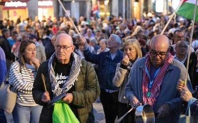 300 euroko isuna Palestinaren aldeko deialdi batengatik