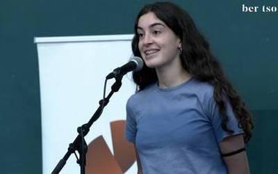 Nafarroako Eskolarteko Txapelketan Kattalin Lizarraga Mendia bigarren