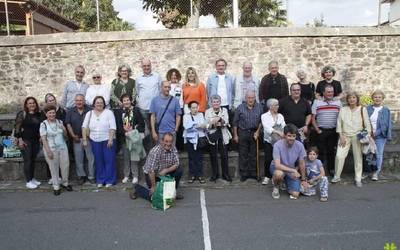 [ARGAZKIAK] Gotzon Garate zenaren adiskideek topaketa egin dute Malerrekan