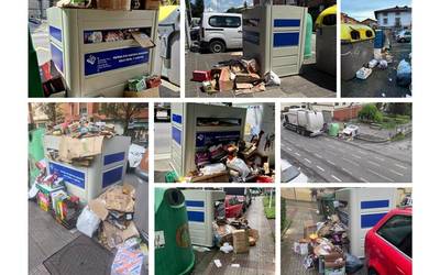 Laudioko Udalak papera eta kartoiaren bilketaren gabeziak salatu ditu