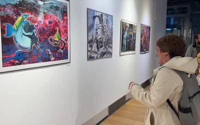 Baionako Kortsarioen Galeriako sei artistaren lanak ikusgai, Aroztegin