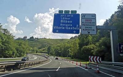 Fresatu lanak egingo dituzte asteburuan AP-8-an, Elgoibar eta Mendaro arteko tartean