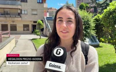 Hegaldien prezio-igoerak kezkatzen zaitu?