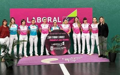 Emakume Master Cup Zirkuituko San Fermin pilota txapelketa aurkeztu dute