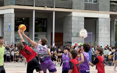 500 haur baino gehiago elkartu dira 3x3 saskibaloi txapelketan