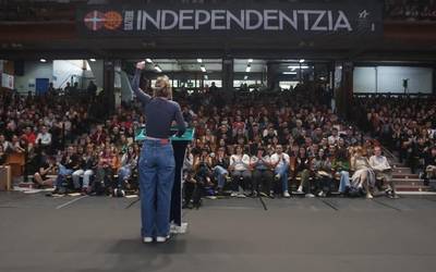 "Euskal Herria askatasunera eramateko konpromisoa" berretsi du Ernaik