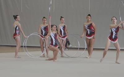 Gimnasia erritmikoaren topaleku izaten ari da gaur Labegaraieta