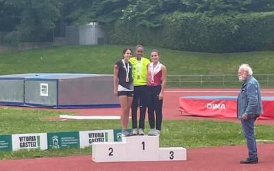 Djiara Ndao txapeldun Euskadiko Atletismo Txapelketan