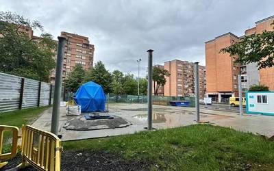 Trafiko etenak San Inazio auzoan, txintxaunetako teilatua atontzeko lanak direla eta