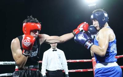 Puntako boxeo ikuskizuna eta jendetza Soraboxen jaialdian