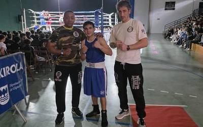 Euskadiko boxeo txapelketako finalera sailkatu da Jesus Magnevy