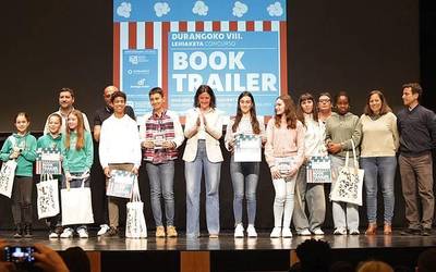 Durangoko 450 bat ikaslek parte hartu dute Booktrailerren lehiaketan