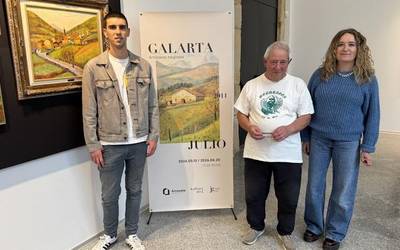 Julio Galartaren ehun koadro Kulturateko klaustroan ikusgai, ostiraletik aurrera