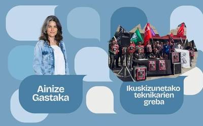 Laudioko aktualitatea eta ikusikizunetako teknikarien greba, azalera