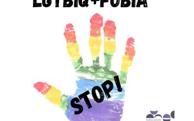 LGTBQI+fobiaren Aurkako Nazioarteko Egunaren harira, adierazpena, elkarretaratzea eta zineforuma