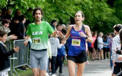 Idoia Nogales eta Alberto Arberas izan dira azkarrenak Otala Zelai krosean, bikote mistoetan