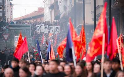Seigarren urtez, txosna ukatu diotela salatu du GKSk