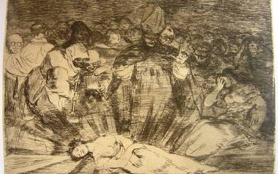 Goyaren grabatu serie handiak bildu ditu Arabako Arte Ederren Museoak