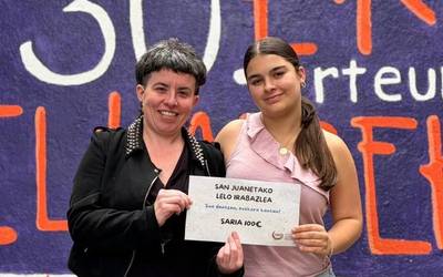 Aintzira Abasolo Zugastik irabazi du AEDren sanjuanetako lelo lehiaketa