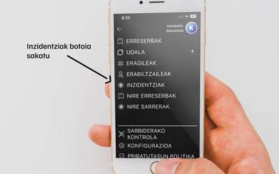 Intzidentzien gaineko abisuak bidali ahal izango dituzte herritarrek 'Aretxabaletaklik' aplikazioaren bidez