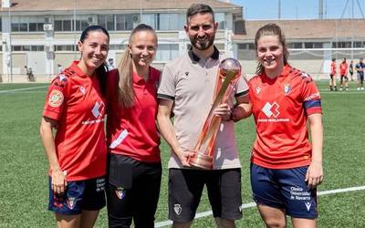 "Oso gustura nago Osasuna B-n. Harremana bikaina da, eta, horrela, gauzak errazagoak izaten dira"