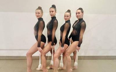 Arrasate Dragoi taldeko gimnastak bi txapelketatan izango dira asteburuan