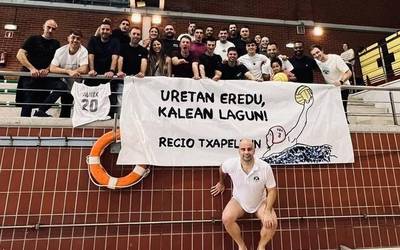 Mikel Recio Irustak laga egin du waterpoloa, 18 urtez jokalari izan ondoren
