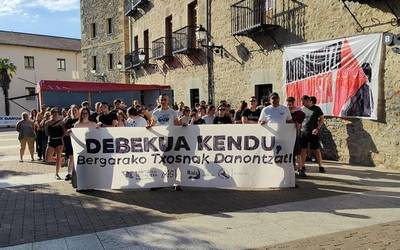 "Debekua kentzeko" eskatu du Bergarako Mugimendu Sozialistak