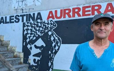 Global Sumud Flotillan parte hartu du Lander Aurrekotxeak
