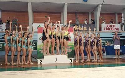 Zubiberri gimnastika erritmikoko seniorrak, Euskadiko txapeldun