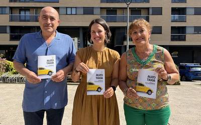 Auzo Taxi zerbitzua ipini dute indarrean Zaldibarren