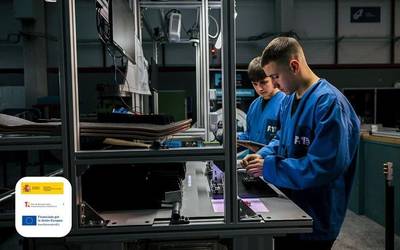 'Industria 5.0rako lanpostu digitalak' proiektua Miguel Altuna Lanbide Heziketan