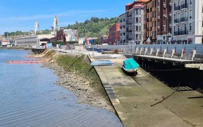 Gorpu bat aurkitu dute itsasadarrean, Barakaldo eta Erandio arteko parean