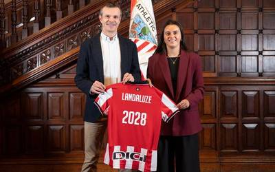 Naia Landaluzek 2028ra arte luzatu du kontratua Athleticekin