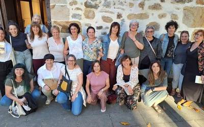 Irakurketa Klub Feministak Miren Amuriza idazlearekin batera amaitu du ikasturtea