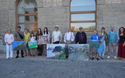 Jokin Telleriak irabazi du kaleko pintura lehiaketa