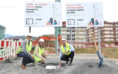 2029 urtearen hasieran entregatu nahi dituzte Goikoplazako 64 etxebizitzak
