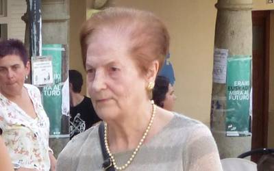 Urteetan Elgetan andereño eta erretiratuen elkarteko idazkari izandako Guadalupe Ibarbia hil da