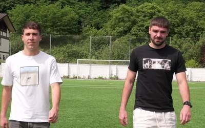 Oier Ugalde eta Ibai Leizeaga: kapitainak eta erreferenteak